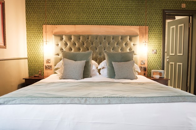 A bedroom at The Methuen Arms