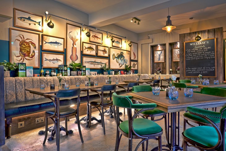 Williams Food Hall seating area