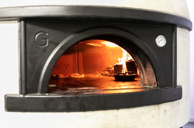 Pizza oven at Three Joes