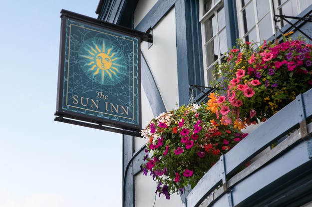 The Sun Inn - sign