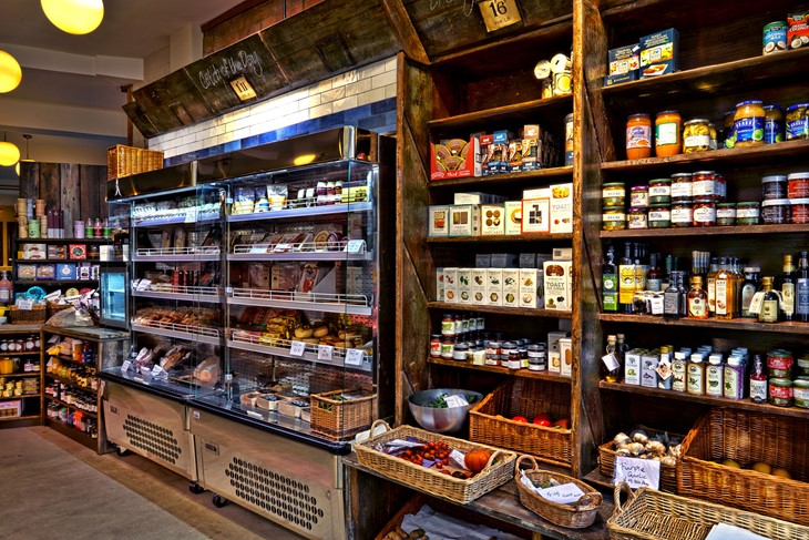 Williams food hall display shelving