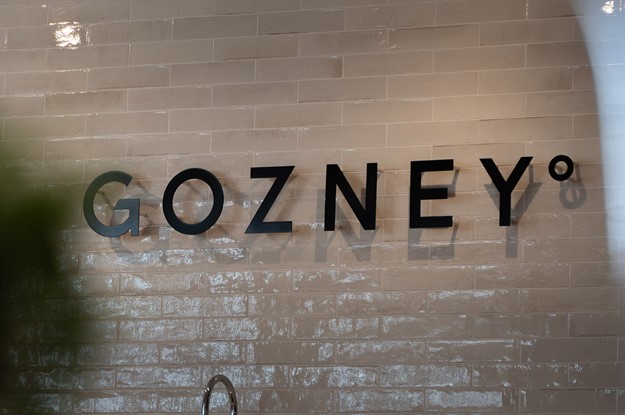 Gozney new office kitchen space logo 