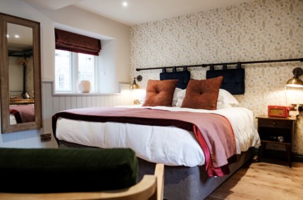 Bedroom at The Methuen Arms 